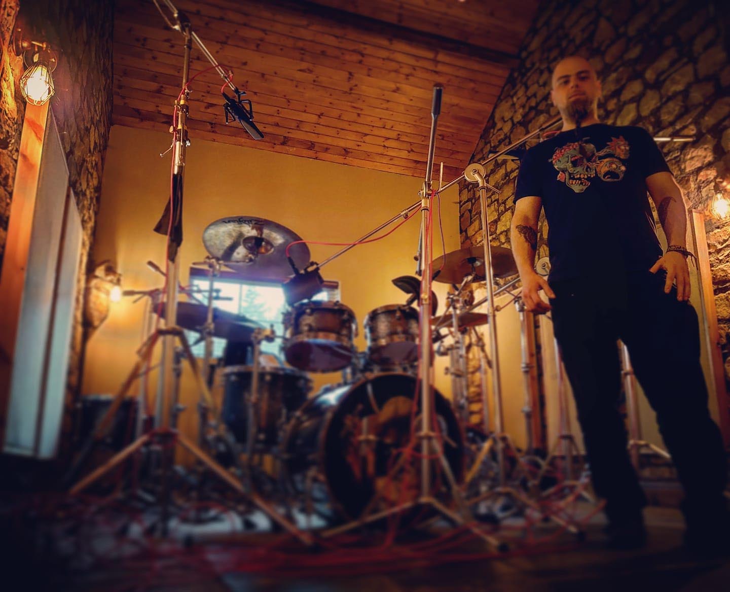 ,Jayce Lewis, Karmen Field, Drum Recording. 